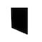 Ghent Magnetic Glassboard, 4Hx4 ft.W, 1/4", Black, Glass, 48", 48", Black ARIASM44BK - alternate 2